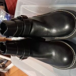 Madden Girl Frostt Black Ankle Boots